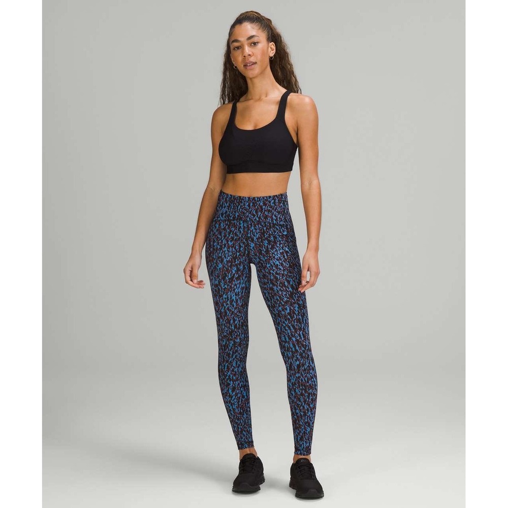 Lululemon Swift Speed High-Rise Tight 28" in Leopard Camo Blue Nile Multi Size 8